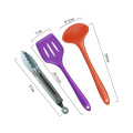 Silicone 10pcs Kitchen Utensil Set Kitchen Spatula Non-Stick Cooking Food Tongs BBQ Basting Brush